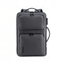 Sac à dos de travail antivol TSA Guardian gris foncé avec plusieurs compartiments zippés