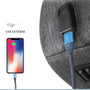 Sac à dos de travail avec port de charge USB intégré et téléphone connecté