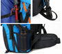 Sac à dos de trekking Outlander 65L bleu et noir avec porte-bouteille et attaches bâtons