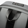 Sac à dos de ville antivol CityGuard gris avec serrure intégrée et bretelles rembourrées
