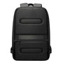 Sac à dos de ville antivol CityGuard en néoprène noir avec poche secrète zippée