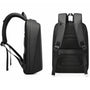 Sac à dos de ville antivol CityGuard noir avec bretelles rembourrées et panneau dorsal