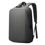 Sac à dos de ville antivol CityGuard gris foncé avec verrou intégré et port USB externe
