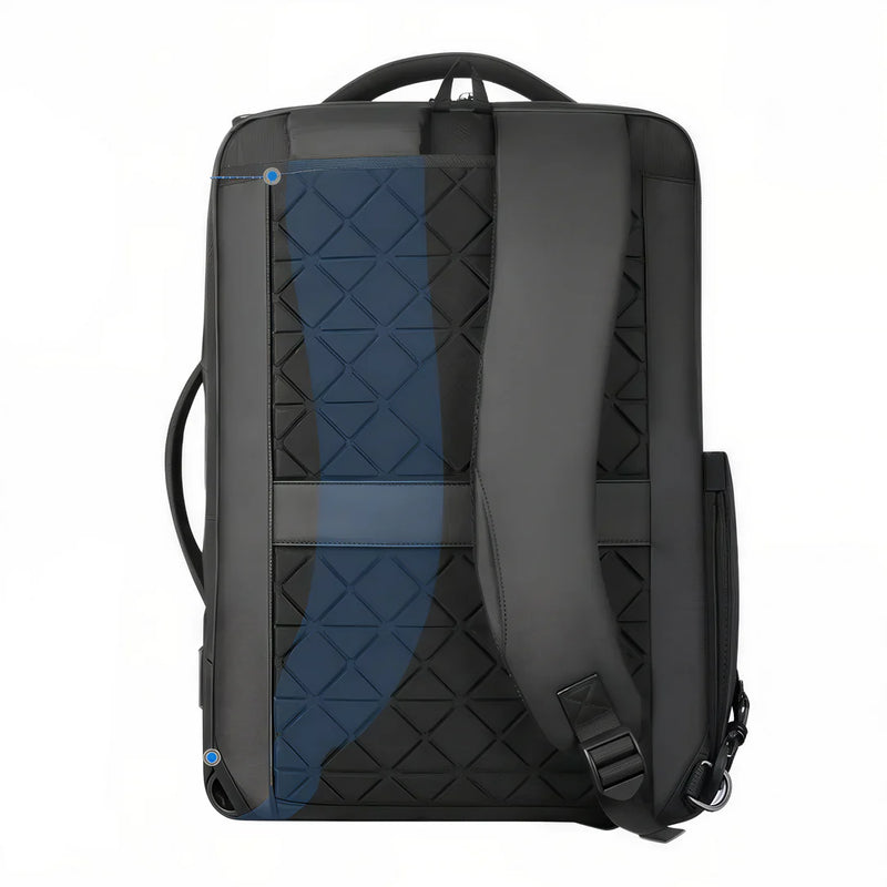Sac à dos de ville PC 15 pouces Astra en gris foncé avec panneau dorsal ventilé