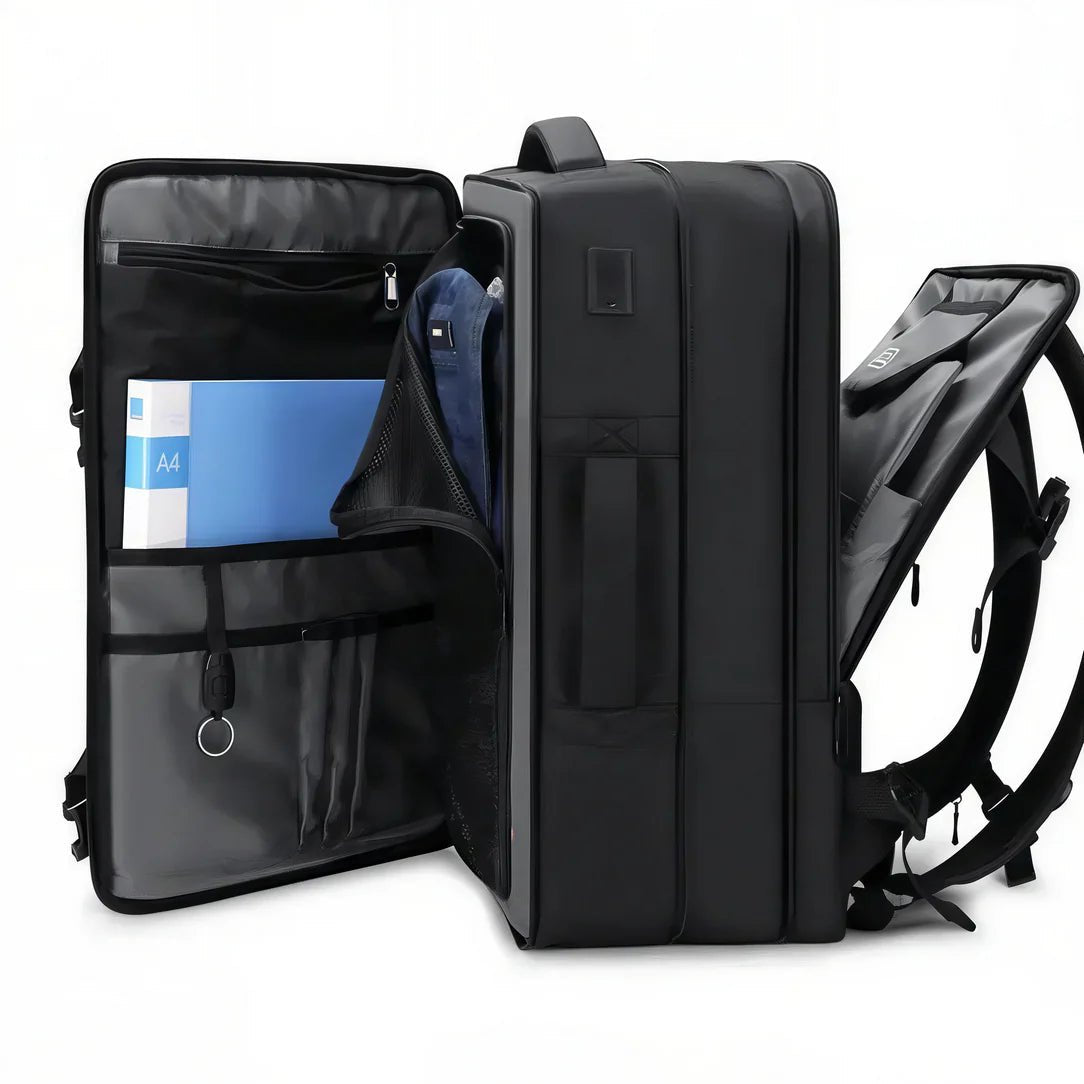 Sac à dos de ville pour homme ordinateur 17 pouces avec compartiments et sangle rembourrée