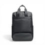 Sac à dos de ville Ryden HB77 noir en vue arrière minimaliste et durable