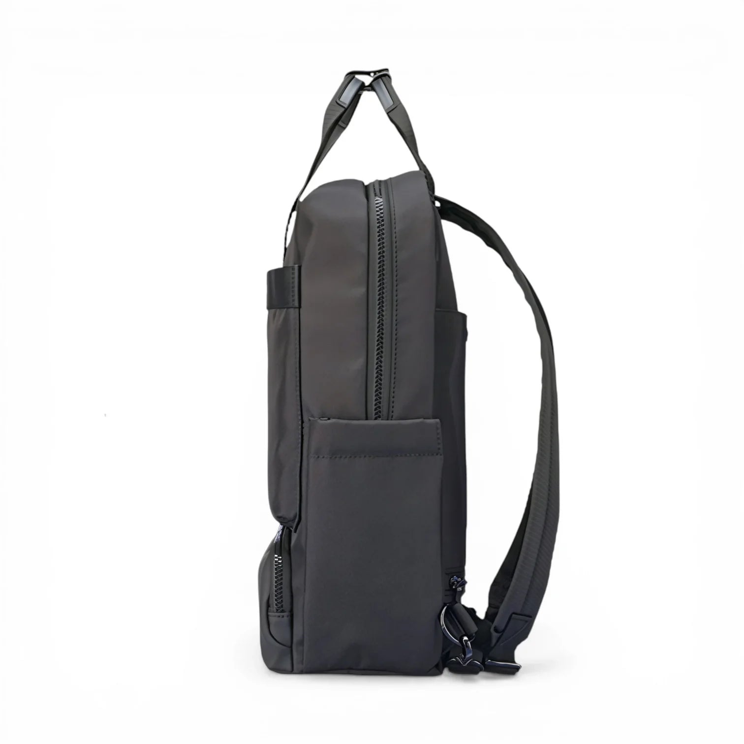 Sac à dos de ville Ryden HB77 noir en nylon avec sangles ajustables