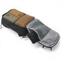 Sac à dos de voyage 26L CBT X noir avec cubes packing beige et olive