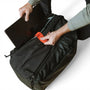 Sac à dos de voyage 26L CBT X noir durable avec sangle orange vive