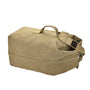 Sac à dos de voyage 40L en toile beige avec anse supérieure et sangle réglable