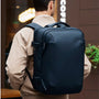 Sac à dos ordinateur bleu marine 45x35x20 cm 27L design minimaliste