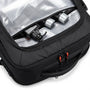 Sac à dos Kings Travel Pack antivol avec bouteilles argentées dans poche mesh transparente