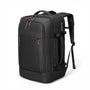 Sac à dos de voyage antivol Kings Travel Pack noir avec fermetures orange