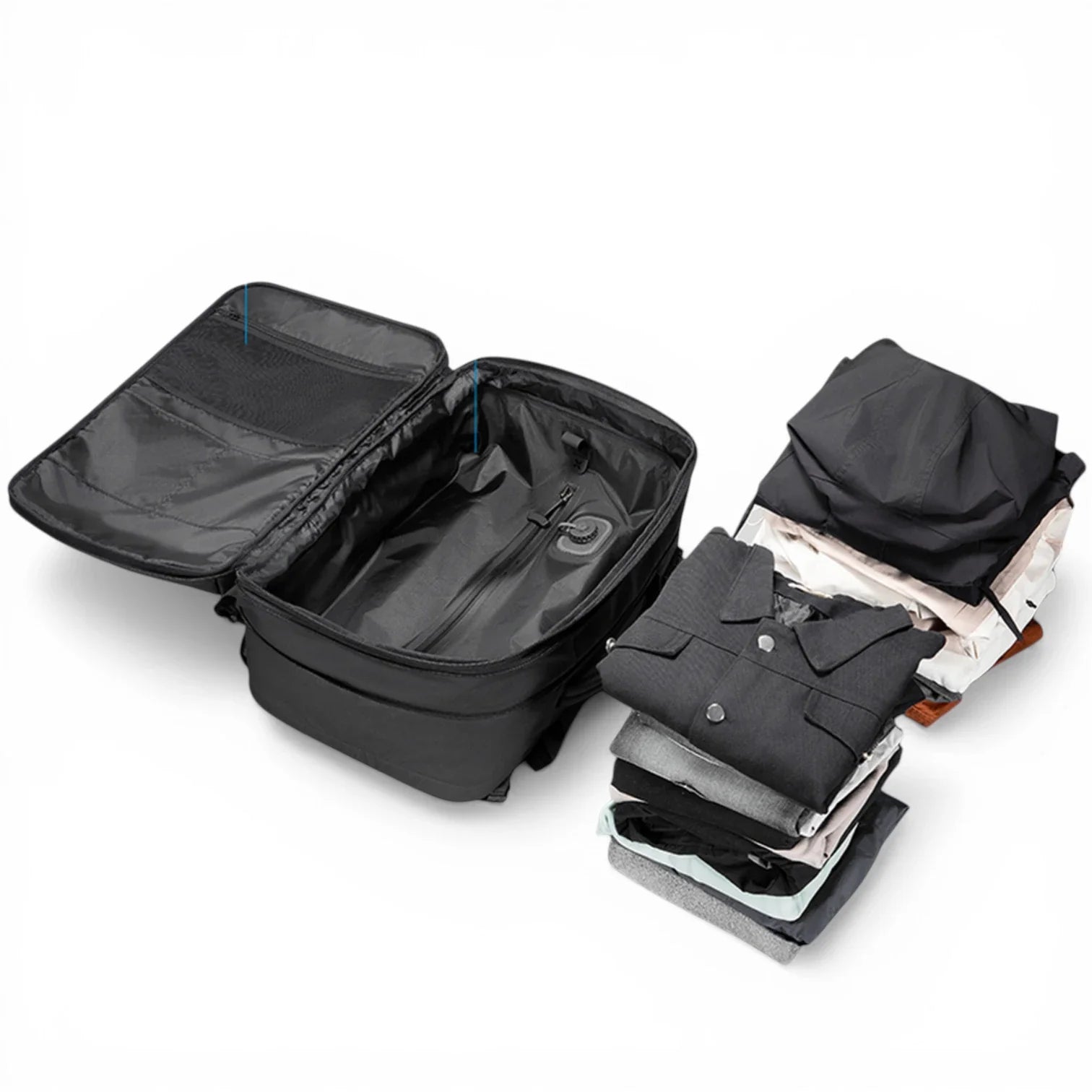 Sac à dos de voyage antivol Kings Travel Pack noir et compact