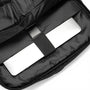 Manche d’ordinateur noire Kings Travel Pack à motif géométrique, rembourrée et sangle élastique
