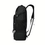 Sac à dos de voyage noir avec compartiment isotherme et caméra extérieure ajustable