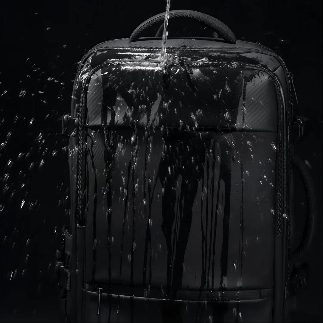 Sac à dos de voyage cabine 30L AeroPack 30 étanche testé avec eau versée