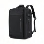 Sac à dos noir BG XMC grand format avec compartiments multiples et design épuré