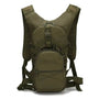 Sac à dos dhydratation olive vert tactique avec cordons de rangement
