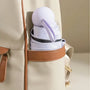 Sac à dos Elenya Vison crème avec accents marron et quincaillerie dorée