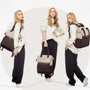 Sac à dos Epine en toile beige et marron avec accents noirs et design durable