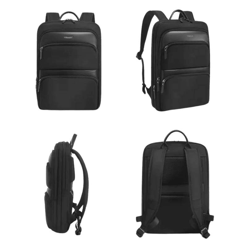 Sac à dos extensible ultra-fin 15,6 pouces StellarFlex avec plusieurs compartiments zippés