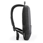 Sac à dos ergonomique noir pour ordinateur avec bretelles rembourrées et profil fin