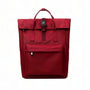 Sac à dos Fémina Escape rouge à enroulement avec accents noirs