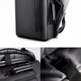 Sac à dos homme business noir minimaliste avec housse ordinateur et sangles ajustables