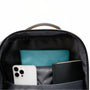 Sac à dos homme Nexar noir et or avec poches en maille