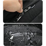 Sac à dos homme pc portable en tissu imperméable avec fermetures durables, gros plan