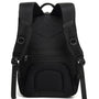 Sac à dos homme pour ordinateur portable noir avec bretelles rembourrées et panneau dorsal