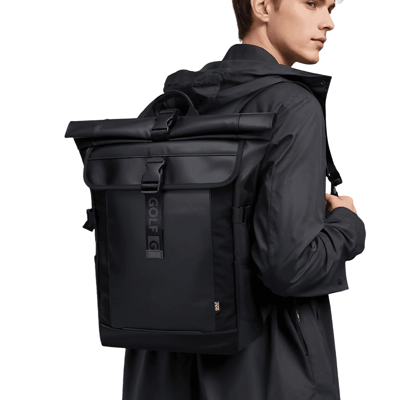 Sac à dos imperméable homme Aqua Golf I avec fermeture à boucle noire