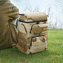 Sac à dos isotherme camouflage désert avec cooler, poches extérieures pratiques