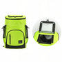 Sac à dos isotherme rectangulaire grande capacité 33L avec cooler vert lime et compartiments
