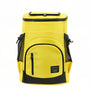 Sac à dos isotherme rectangulaire grande capacité en jaune avec accents noirs