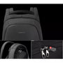 Sac à dos laptop gris foncé anti-vol avec serrure à combinaison pour ordinateur portable