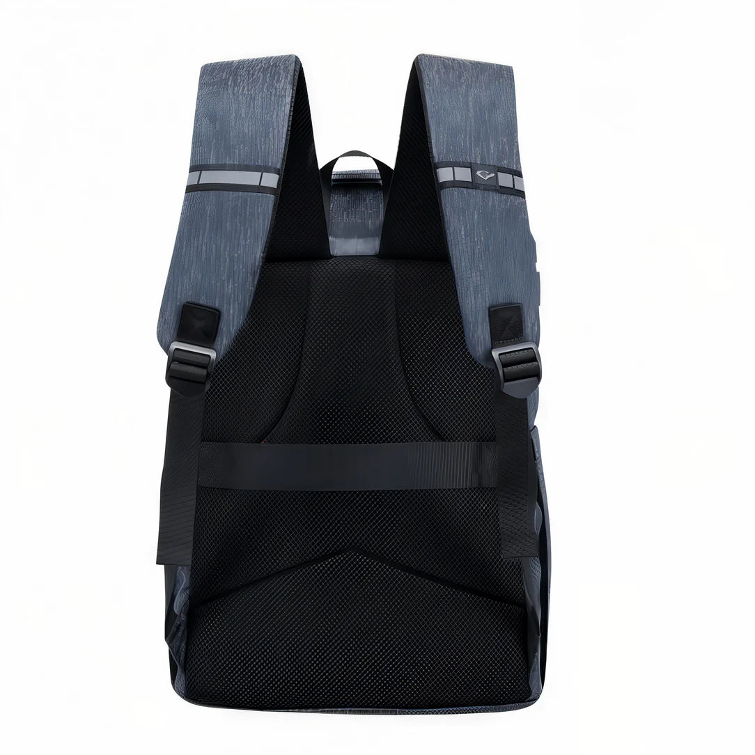 Sac à dos à lunch isotherme bleu 28L avec dos rembourré et bandes réfléchissantes