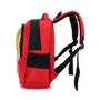 Sac à dos Marvel Maternelle rouge et noir avec accents jaunes et poches en mesh