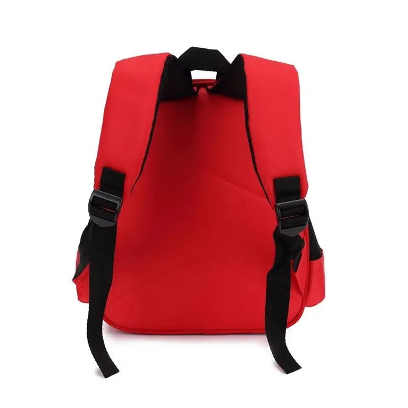 Sac à dos Marvel Maternelle rouge avec bandoulières noires réglables