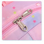 Sac à dos maternelle fille licorne avec sac à dos rose et violet à étoiles et cœurs