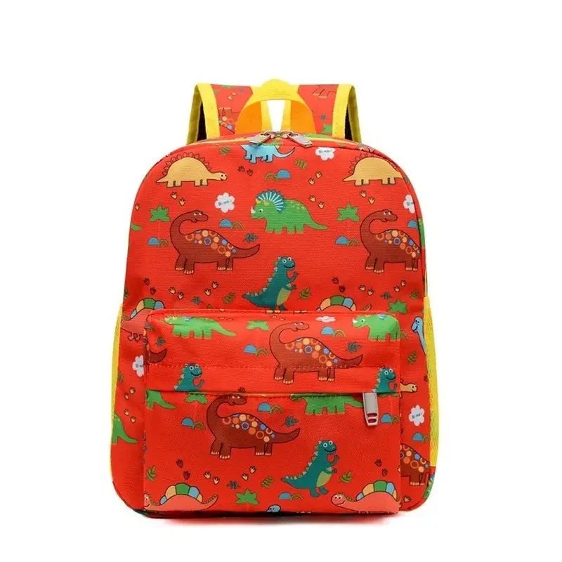 Sac à dos maternelle garçon dinosaure avec motif de dinosaures colorés