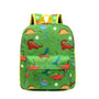 Sac à dos maternelle garçon dinosaure avec motif coloré de dinosaures verts