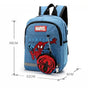 Sac à dos maternelle Spiderman bleu avec porte-monnaie araignée amovible