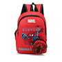 Sac à dos maternelle Spider-Man rouge avec porte-monnaie détachable pour enfant