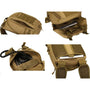 Sac à dos militaire 25L 1000D avec sacoche tactique tan pour électronique et hydratation