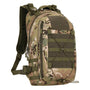 Sac à dos militaire 25L 1000D camouflage avec multiples compartiments et bretelles ajustables
