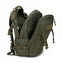 Sac à dos militaire 35l vert olive tactique avec plusieurs compartiments et webbing MOLLE