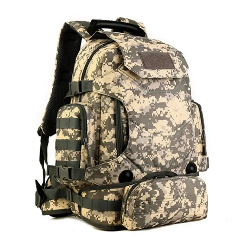 Sac à dos militaire 40l avec camouflage numérique tactique pour randonnée et outdoor