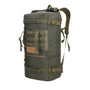 Sac à dos militaire 50 litres vert olive avec poches extérieures et sangles robustes